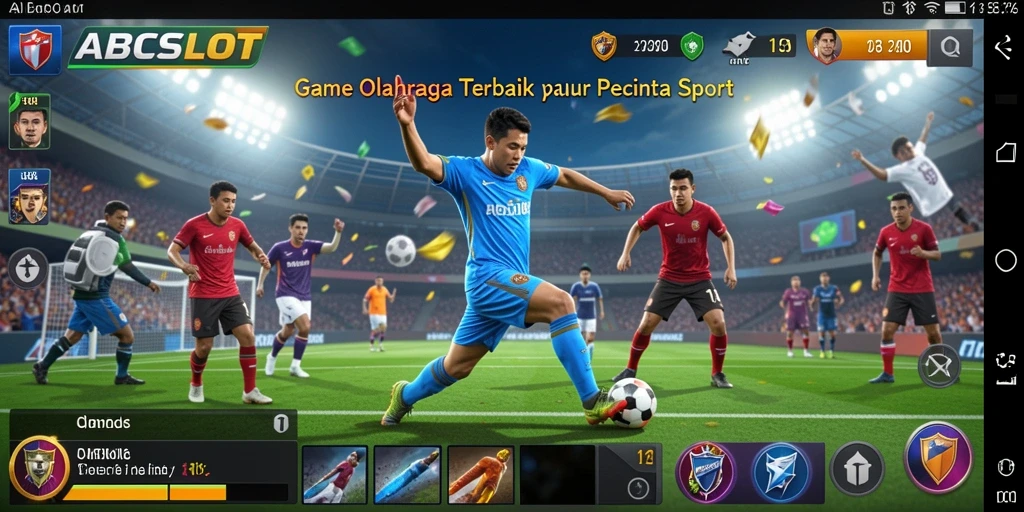 Tampilan menarik dari gameplay di ABCSLOT dengan berbagai olahraga.