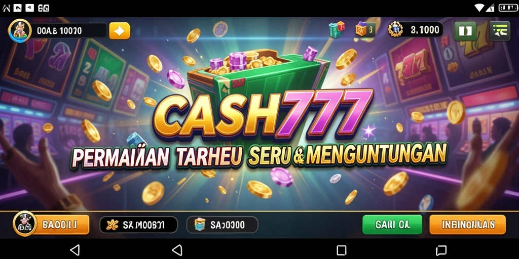 Tangkapan layar dari gameplay CASH777 yang mendebarkan dan seru.