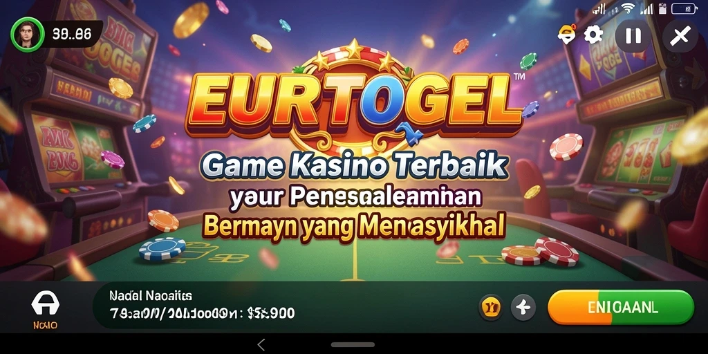 Screenshot EUROTOGEL menampilkan gameplay yang menampilkan taruhan dan interaksi pemain.