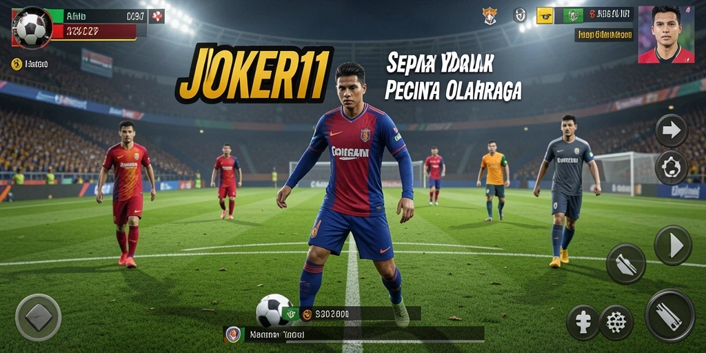 Tampilan gameplay JOKER11 dengan aksi seru di lapangan.