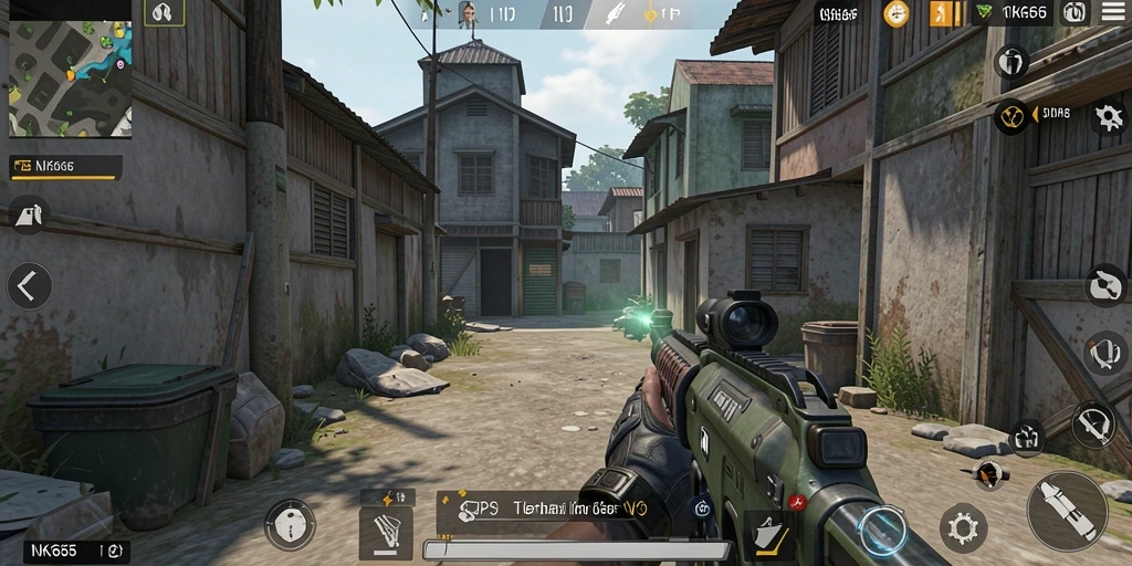 Tampilan gameplay NK666 yang mendebarkan dalam mode TPS.
