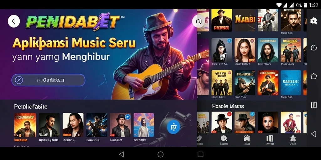 Screenshot gameplay PENIDABET yang menunjukkan pengalaman menyenangkan bermain musik.