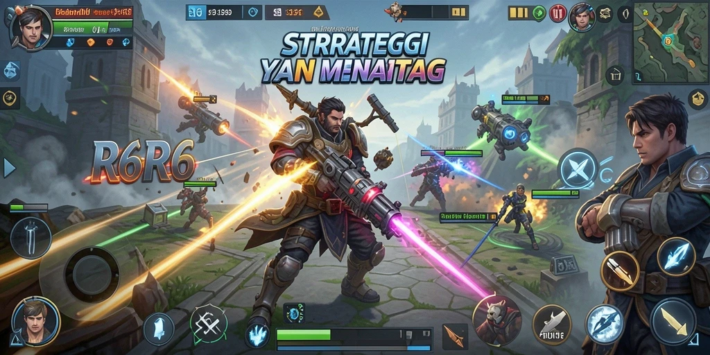 Tampilan gameplay R6R6 yang intens dan strategis.