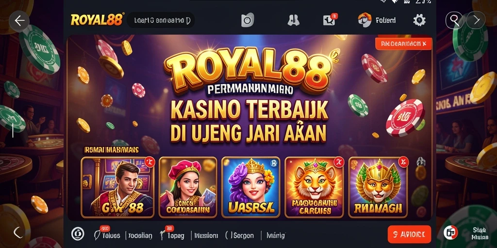 Tampilan gameplay menarik dari aplikasi ROYAL88 yang penuh aksi.